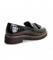 Mocasín mujer negro PITILLOS